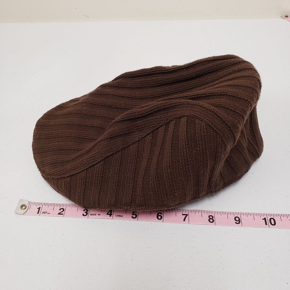 Linea Uomo Mens Brown Cap Hat Size L/XL - Picture 8 of 10
